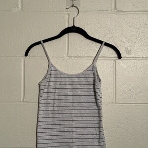 Gray Striped Brandy Melville Tank